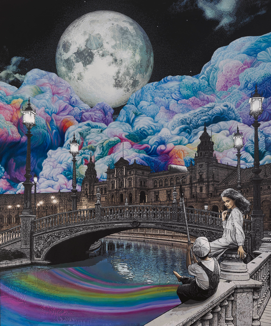 Shang Chengxiang x Roamcouch "Moon Child: Seville" Canvas Edition