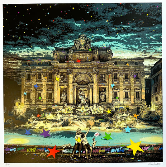 Roamcouch "When You Wish Upon A Star - Trevi" Hand-Embellished